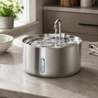 Seven Liter Large Capacity Pet Water Dispenser Circulating Cleaning Component Stainless Pet Water Dispenser Fountain Multi-Layered