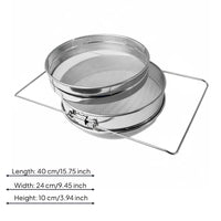 High Effective Filtering Extendable Arm Honey Strainer Easy to Clean Food Processing Tool for Beekeepers, Apiarists