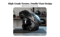 Flip up Full Face Helmet Anti-Fog Flip Up Wide Field of View for Four-Season Riding, Commuting, Traveling