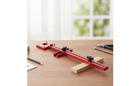 Multifunctional Router Circle Jig Slotted Track Circle Cutting Jig Locking Knobs Router Guide Ruler High Stability for Woodworking Shop
