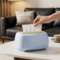 Tissue Case Waterproof Plastic Height Adjustable Modern Design Desktop Living Room Office Use