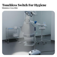 Adjustable Brightness Mobile Examination Lamp Flicker-without Flicker LED Medical Exam Light Easy Assembly LED Gooseneck Procedure Light for Surgeons, Dentists, Veterinarians, Hospital, Operating Room, Medical Practice, Beauty Salon