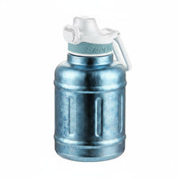 metal Water Bottle Rust Half Gallon Water Bottle Shatterproof Container Gear for Fitness Users