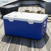 Insulated Container Carry Handles Hard-Sided Insulated Container Portable Ice Chest