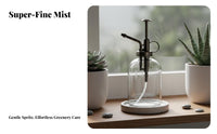 Glass Plant Mister Fine Spray 350ml Watering Mister Vintage Water Mister Decorative Gardening Supplies for Cacti Owners