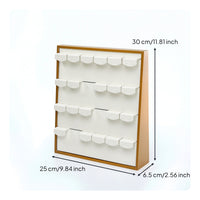 Earring Display Stand Freestanding Earring Organizer Board Countertop Fold-out for Jewelers, Craft Fairs, Dresser