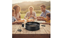 Rotisserie Kit with Electric Motor Rotisserie Loop Kit Powerful Barbecue Grill Loop for Outdoor Cooking