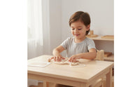 Animal Lacing Game Hand-Eye Coordination Wooden Threading Toy Wood Wooden Animal Threading Board for Preschoolers, Kids, Classroom