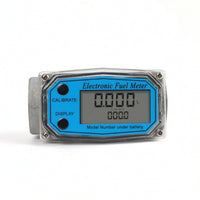 Impeller Stream Meter with Digital Screen Display Electronic Fuel Stream Meter with Digital Screen Display Compact for Liquid Measurement