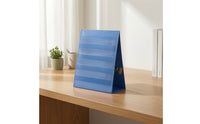 Double-Sided Pocket Chart Freestanding Tabletop Pocket Chart Foldable Holder for Teachers, Educators, Classroom, Desk, Homeschool