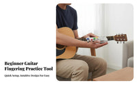 Beginner Friendly Guitar Chord Guide Learn Chords Easily Guitar Chord Presser Easy to Use for Beginners, Kids, Self-Study
