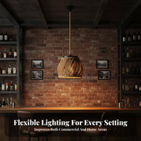 Rope Pendant Warehouse Chic Design Vintage Industrial Lamp Creative Design Industrial Hanging Lamp for Bar Owners, Cafe, Shop Window, Kitchen Island