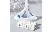 Disposable Toilet Brush Set Wall-Mounted Toilet Wand with Disposable Heads Compact for Bathroom, Rv