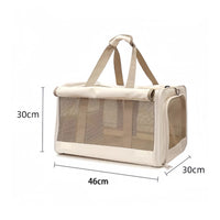 Large Cat Travel Top of the Bag Handle Foldable Cat Carrier Easy to Easy to Maintain Soft Sided Pet Carrier for Outdoor