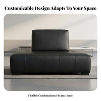 Movable Backrests Double-Sided Island Sofa Minimalist design sectional Couch Reconfigurable Design Living Room Furniture long-lasting Frame for Apartment Dwellers, Homeowners, Families, Small Spaces, Lounge Area, Open-Plan Space