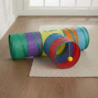 Foldable Cat Play Tube Lightweight Portable Crinkle Texture for Home