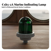 Masthead Communication Lamp Glass Lens Waterproof Masthead Light Aluminum Housing Marine Navigation Light for Sailors, Mariners, Night Sailing, Yachts