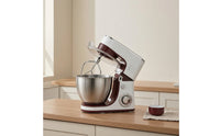 Multi-Speed Tilt-Head Stand Mixer Easy to Clean Stand Mixer with Stainless Steel Bowl Compact Appliance Household for Bakers, Home Cooks, Kitchen