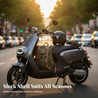 Large Size Helmet 3C Certified All Season Riding Helmet Gender-Neutral Design Impact-Resistant Headwear for Motorcyclists, City Commuting