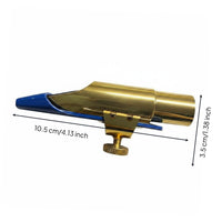 Brass Sax Embouchure Piece Professional Grade Saxophone Embouchure Piece Rich Rich Tonal Quality Instrument Accessory for Beginners