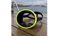 Single Len   Aquatic Visor Adjustable Strap Scuba Diving Mask  Side Buckle Water Gear Swimming Goggles for Diving, Snorkeling