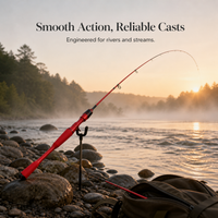 Portable Soft Tail Raft Fishing Rod for Shore Casting