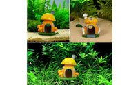 Toadstool House with Hollow Arch Safe Aquatic Tank Shelter Small