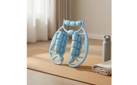 Textured Rollers Leg Roller Massager Knobby Surface Handheld Leg Roller Curved Frame Handheld Calf Massager Grip Handles for Muscle Relaxation