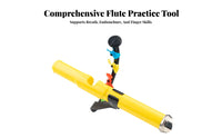 Long-Lasting ABS Material Flute Breath Control Coach Versatile Use Flute Embouchure Training Tool Visual Feedback for Beginners, Students