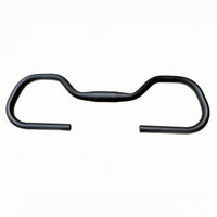 Multi-Loop Butterfly Handlebar Raised Middle Swept-Back Handlebar Black Open Ends for Long-Distance Riding, Cycling