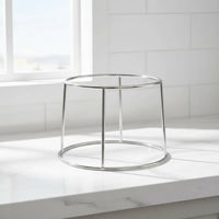 Stainless Steel Pot Rack Rustproof Pizza Pan Riser Wok Support Easy to Clean Wok Support Holder Versatile