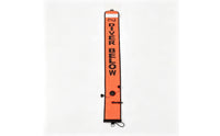 High-Visibility Inflatable Surface Marker Buoy Durable Surface Marker Buoy Portable Signaling Tube with Metal Loop Compact for Scuba Divers, Snorkelers, Snorkeling, Boat Trips