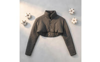 Shoulder Warmer Breathable Cropped Upper Upper Garment Long Sleeves Cold Weather Clothing