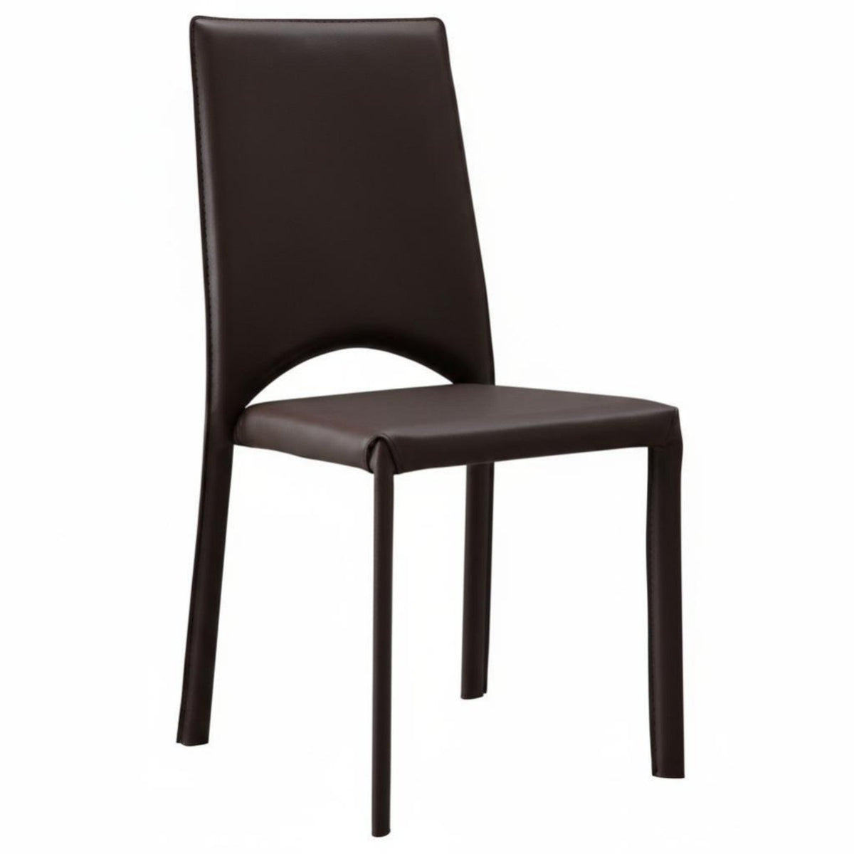 Stackable Design Upholstered High-Back Chair Nordic Inspired Home Furniture Modern Design Indoor Seating Ergonomic Backrest for Homeowners, Business Owners, Dining Room, Restaurant, Office, Kitchen