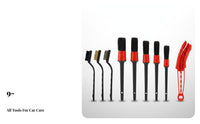 13 Pieces Car Detailing Brush Set Versatile Car Wash Accessories Kit Scratch Auto Interior Cleaning Kit for DIY Cleaners
