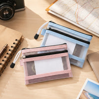 mesh zip pouch