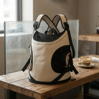 Front Opening Pet Carrier Mesh Panels Cat Carrier Backpack Padded