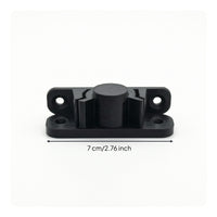 Cabinet Door Latch Slimline Cabinet Door Catch Latch with Mounting Holes Long-Lasting Hardware Sturdy for DIYers, Cabinets