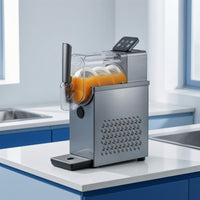 Single-Touch Smoothie Maker with Drain Tray Tray Easy-Clean Ice with Touchscreen Large Capacity Countertop Slush Machine Portable for Home Bartenders, Kitchen