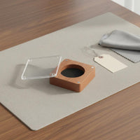 Commemorative Box with Acrylic Lid Square Numismatic Item Display Case with Lid for Gift Presentation