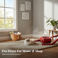 High Quick Dog Dryer Fast Dehydrating High Quick Pet Dryer Adjustable Temperature Dog Blower