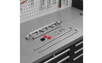 Battery Tie Down Bracket Anodized Finish Universal Battery Hold Down Automotive Part Anti-Oxidation Easy to Install