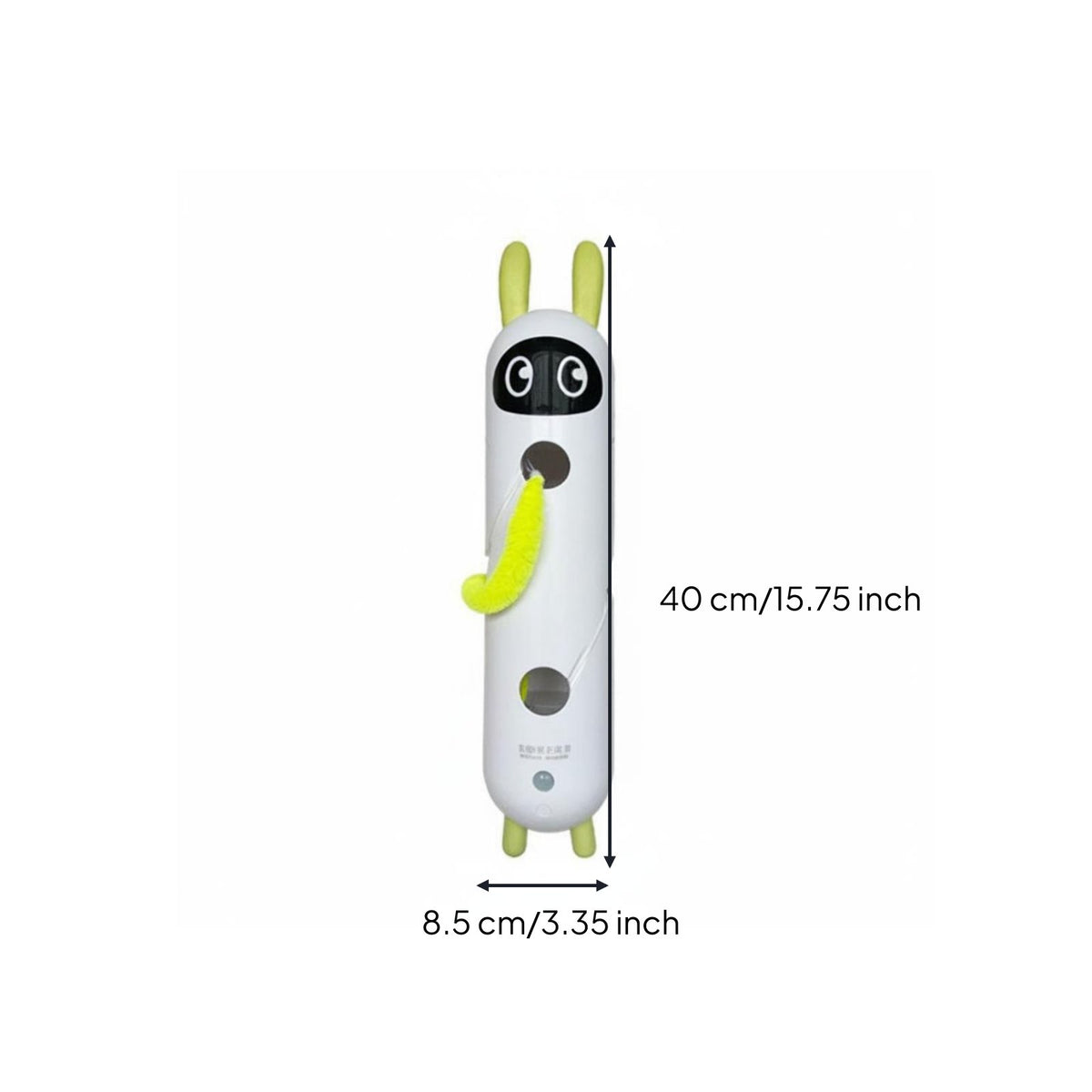 Hands-Hands-Away Suction Cup Feline Toy Rabbit Design Automatic Feline Teaser for Cats, Kittens, Indoor