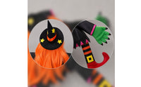 Tree-Climbing Witch Spooky Halloween Decoration Playful Ornament for Spooky Attraction