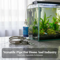 Corrugated Aquarium Hose Bend Resistant Fish Tank Water Pipe Vibration Reducing Water Pump Connection Hose for Sump, Pond