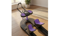 Curved Frame Crawling Machine Padded Supports Core Training Machine Cushioned Grips Knee Support Exerciser Textured Grip for Home Fitness