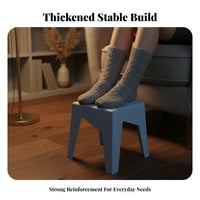 Thickened long-lasting Stackable Plastic Stool Modern Minimalist Design Stackable Utility Stool Space-Saving Household Seating Easy to Clean for home users, Business Owners, Dining Room, business areas, Kitchen, Office