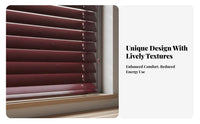 PVC Slatted Window Covering Oil-Withstand Ant Electric Smart Window Covering Slatted Window Covering Light-Blocking Privacy