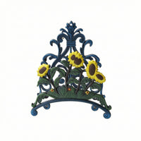 Decorative Hose Rack Cast-Iron Style Decorative Hose Holder Vintage-Inspired Ornate for Gardeners, Yard, Patio