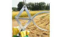 Lifting Clamp with Chain Secure Scissor Lifting Clamp One-Hand for Warehouse